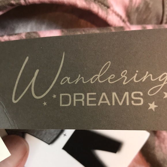 NEW sexy Wandering Dreams PAJAMA SET PINK ANIMAL PRINT XL spaghetti straps - Picture 9 of 10